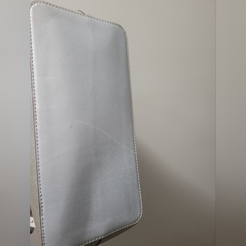 Kate Spade Shimmer Silver Small Tote Bag - Picture 10 of 10